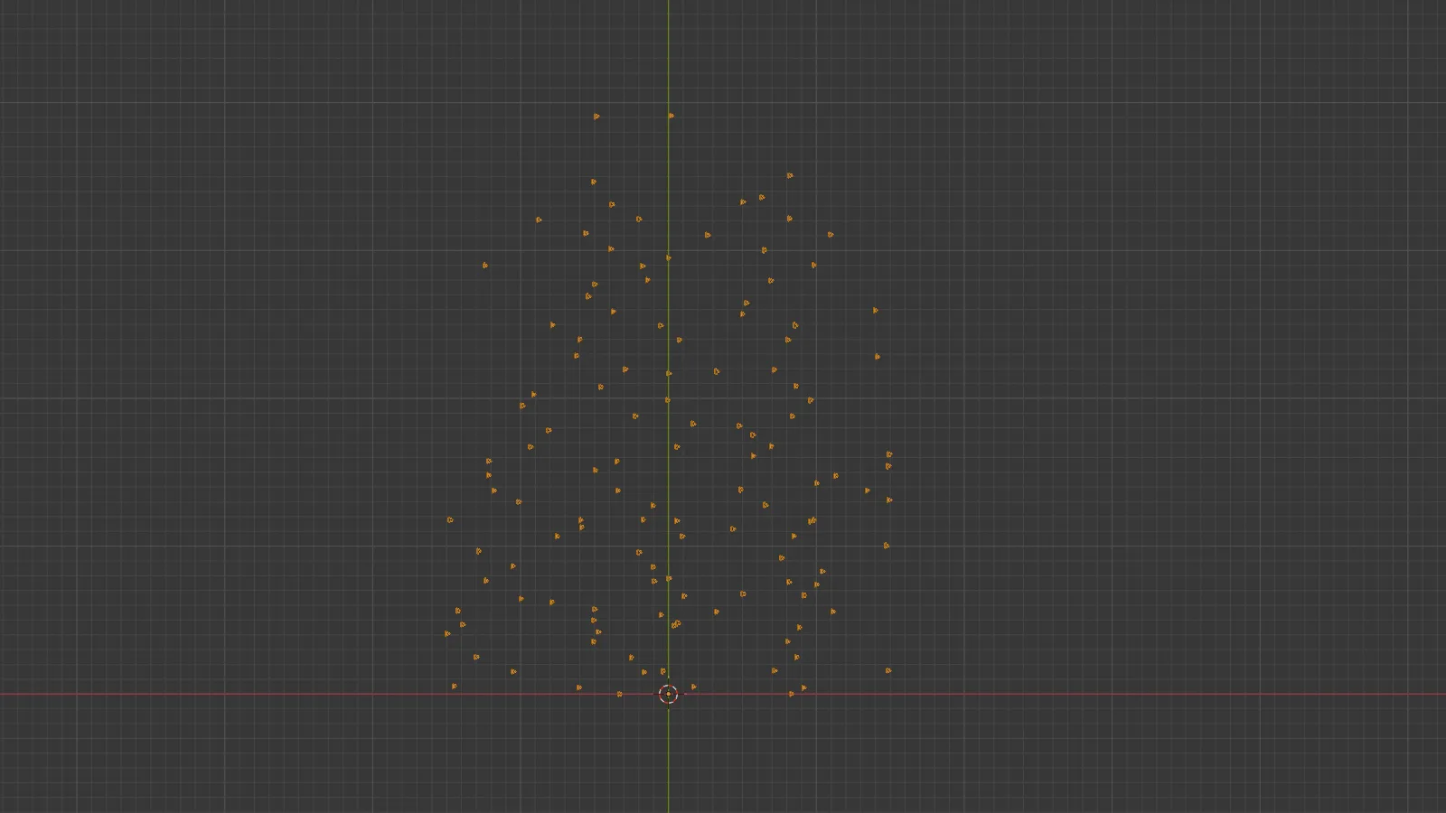 Generated VFX emitter from separated cracks