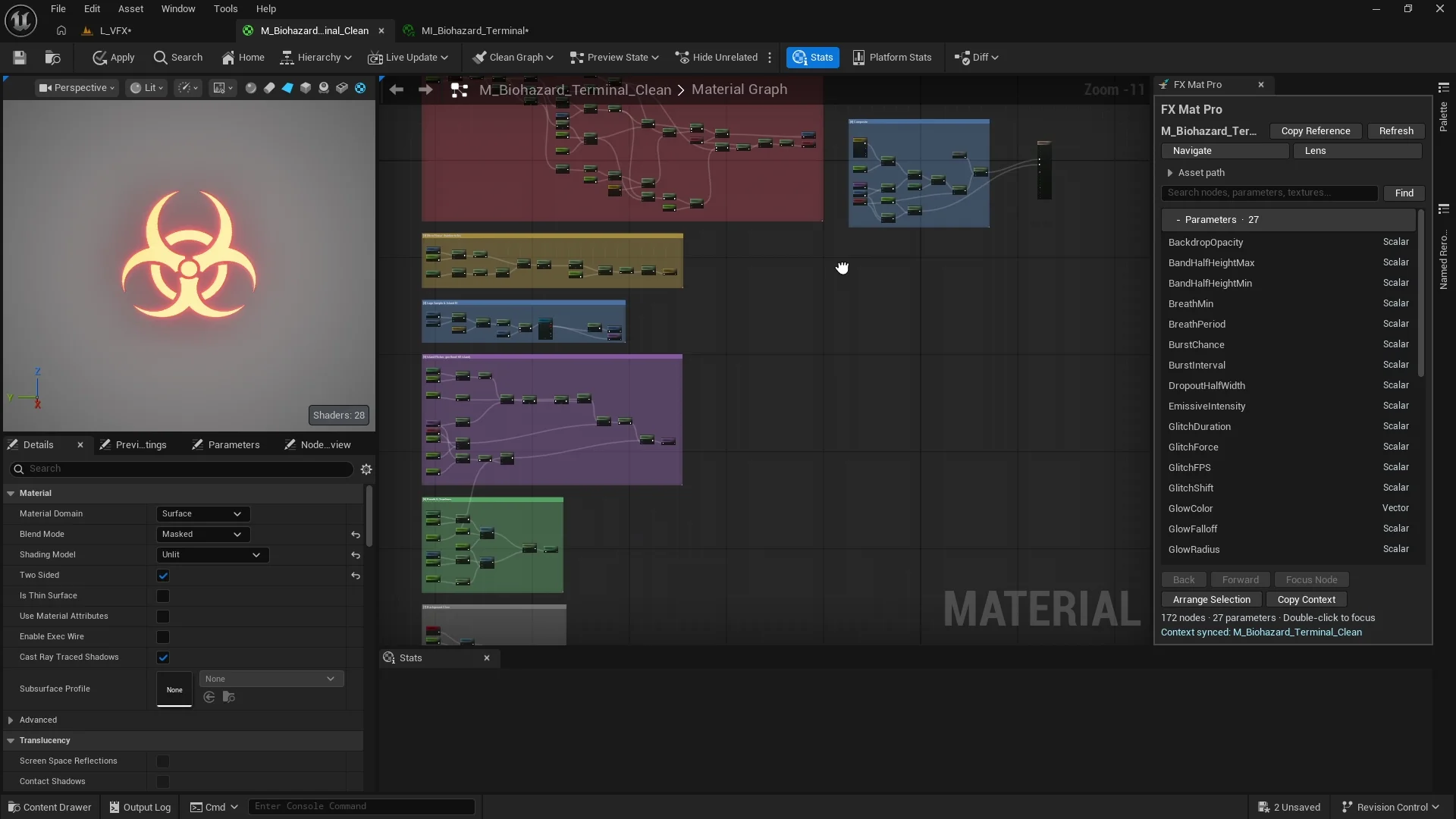 Material graph overview